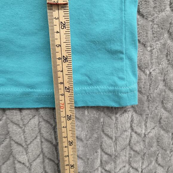 Columbia Men's Kujo‎ Graphic T-Shirt Size Medium Teal Blue Bear Sunrise - Picture 4 of 7